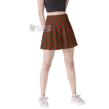 MacAuley Tartan Women's Plated Mini Skirt Cross Style Female - Tartan Vibes Clothing