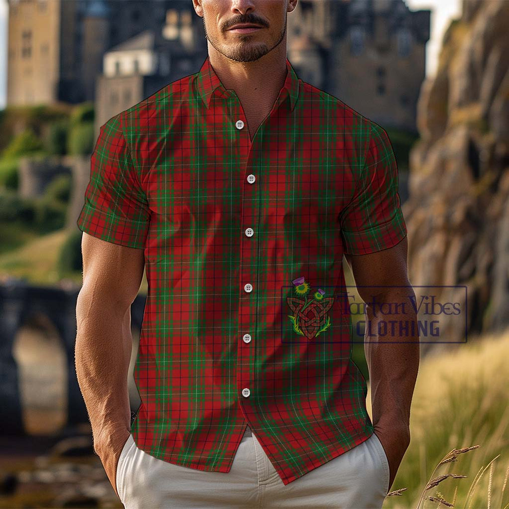 MacAuley Tartan Cotton Hawaiian Shirt Kid - Tartan Vibes Clothing