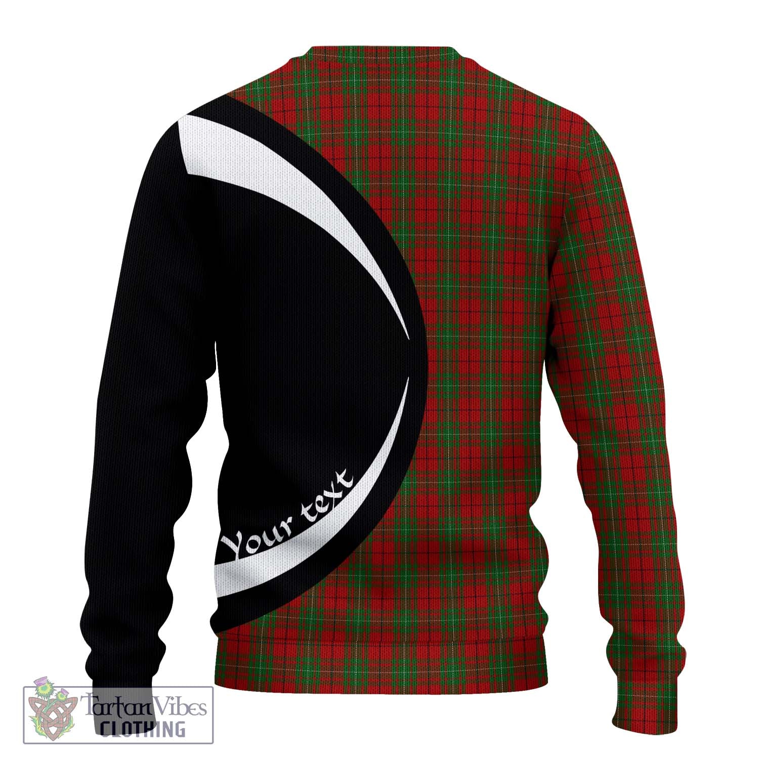 MacAuley Tartan Ugly Sweater with Family Crest Circle Style - Tartan Vibes Clothing