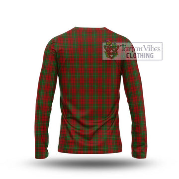 MacAuley Tartan Long Sleeve T-Shirt with Family Crest DNA In Me Style - Tartan Vibes Clothing