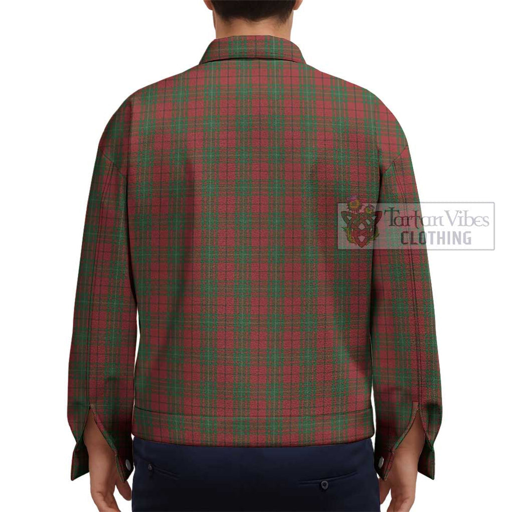 MacAuley Tartan Unisex Lapel Cotton Jacket - Tartan Vibes Clothing
