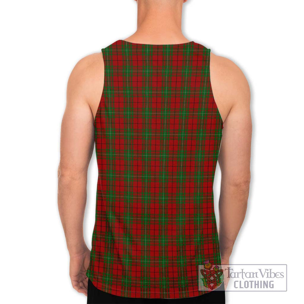 MacAuley Tartan Men's Tank Top with Family Crest DNA In Me Style - Tartan Vibes Clothing