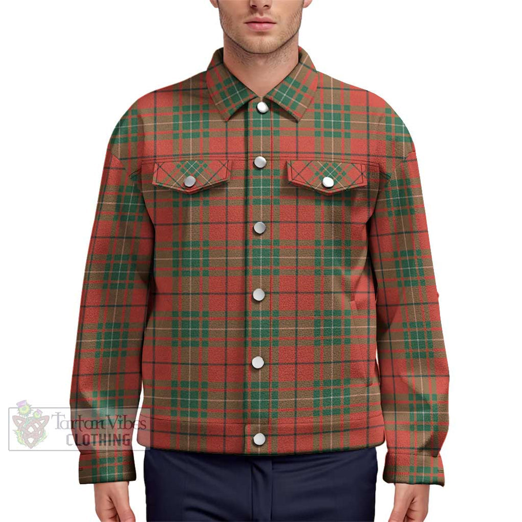 MacAuley Ancient Tartan Unisex Lapel Cotton Jacket Unisex - Tartan Vibes Clothing