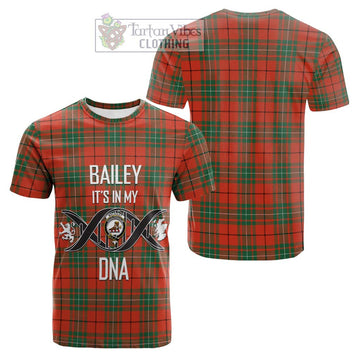 MacAuley Ancient Tartan Cotton T-shirt with Family Crest DNA In Me Style Kid's Shirt - Tartan Vibes Clothing