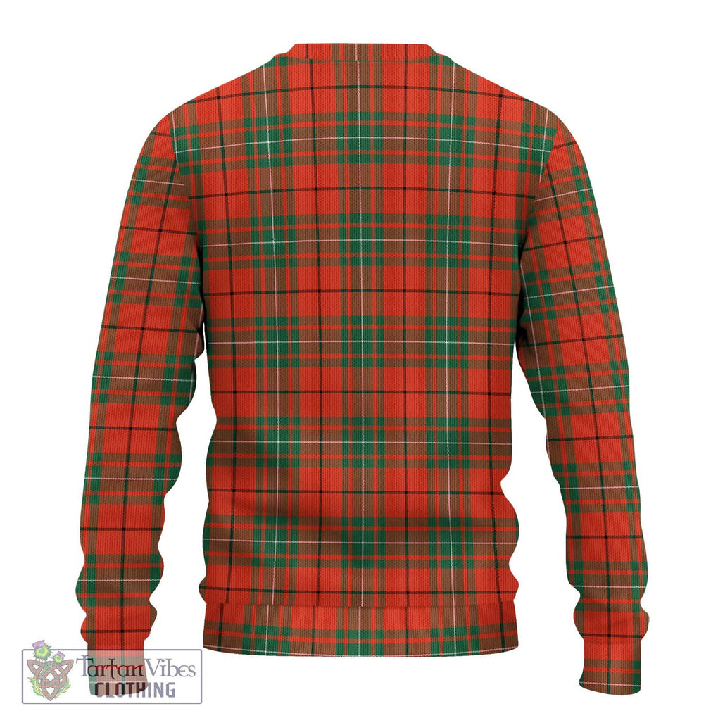 MacAuley Ancient Tartan Ugly Sweater with Family Crest DNA In Me Style - Tartan Vibes Clothing
