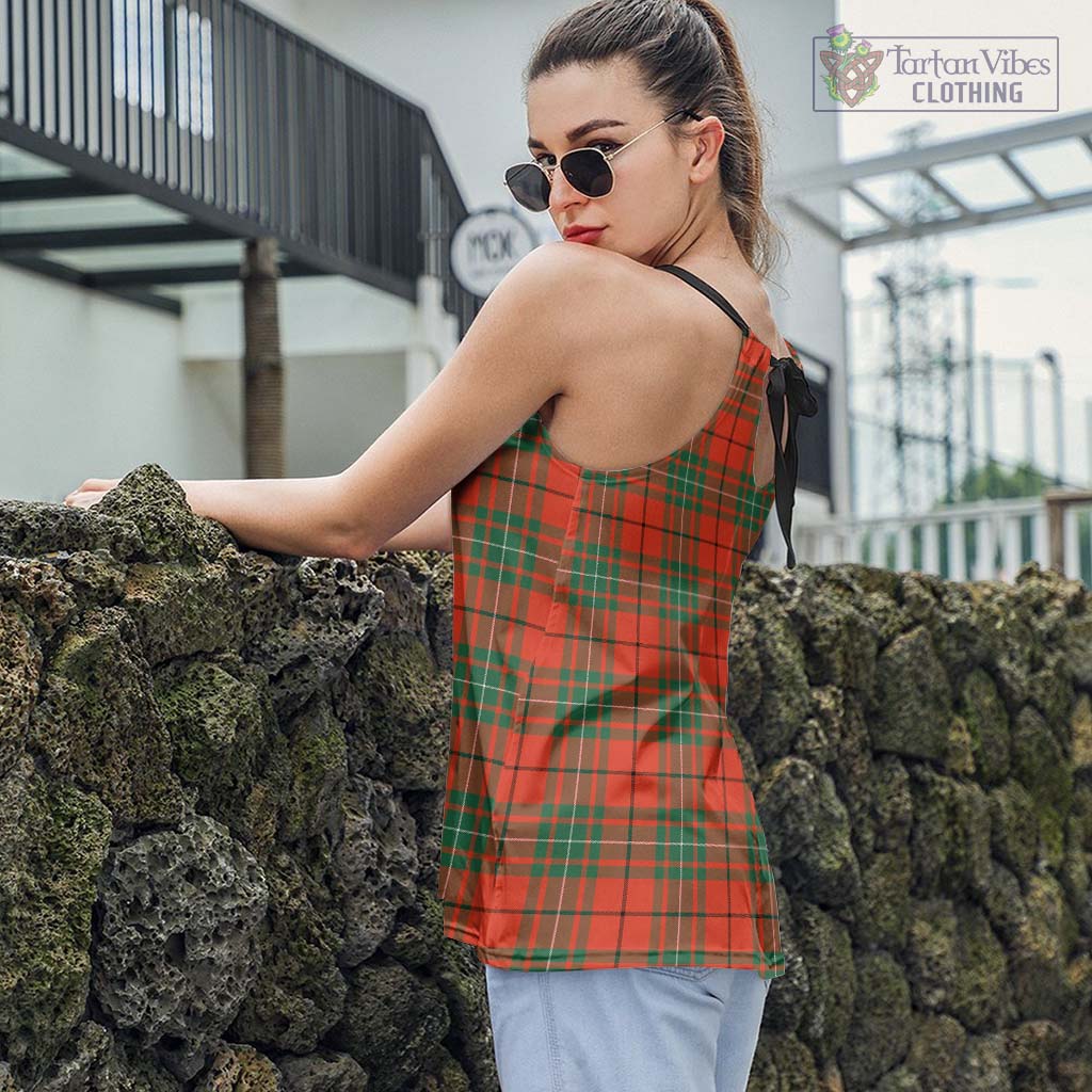 MacAuley Ancient Tartan Loose Halter Neck Camisole - Tartan Vibes Clothing