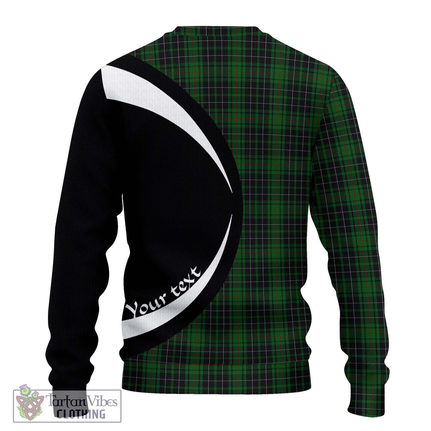 MacAuley Hunting Tartan Ugly Sweater with Family Crest Circle Style - Tartan Vibes Clothing