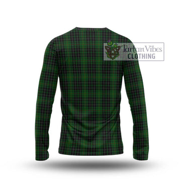 MacAuley Hunting Tartan Long Sleeve T-Shirt with Family Crest DNA In Me Style - Tartan Vibes Clothing