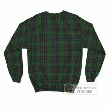 MacAuley Hunting Tartan Sweatshirt with Family Crest DNA In Me Style - Tartan Vibes Clothing