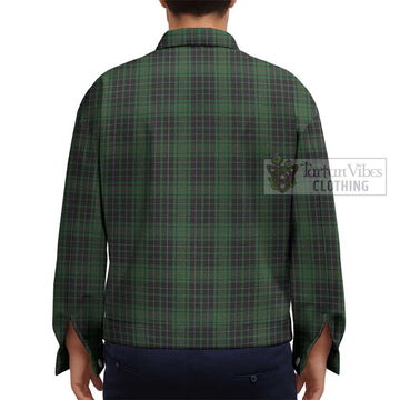 MacAuley Hunting Tartan Unisex Lapel Cotton Jacket - Tartan Vibes Clothing
