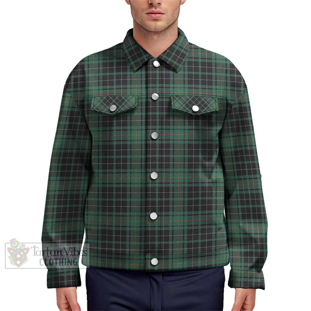 MacAuley Hunting Ancient Tartan Unisex Lapel Cotton Jacket Unisex - Tartan Vibes Clothing