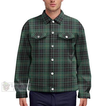 MacAuley Hunting Ancient Tartan Unisex Lapel Cotton Jacket Unisex - Tartan Vibes Clothing