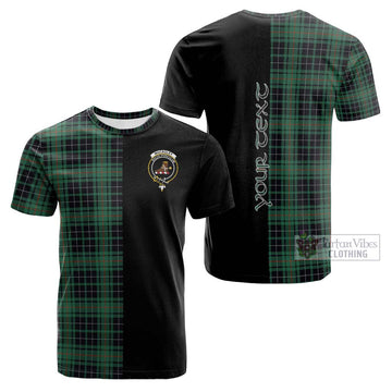 MacAuley Hunting Ancient Tartan Cotton T-shirt with Family Crest and Half Of Me Style Kid's Shirt - Tartan Vibes Clothing
