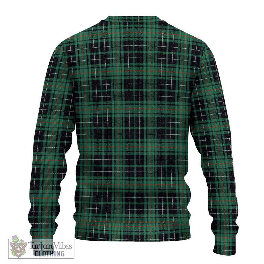 MacAuley Hunting Ancient Tartan Ugly Sweater with Family Crest DNA In Me Style - Tartan Vibes Clothing
