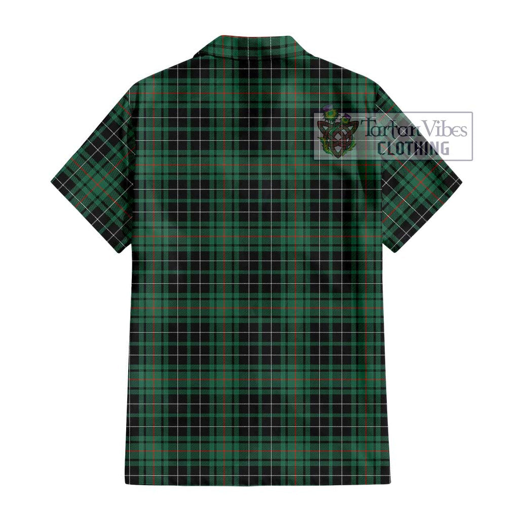 MacAuley Hunting Ancient Tartan Hawaiian Shirt with Family Crest DNA In Me Style - Tartan Vibes Clothing
