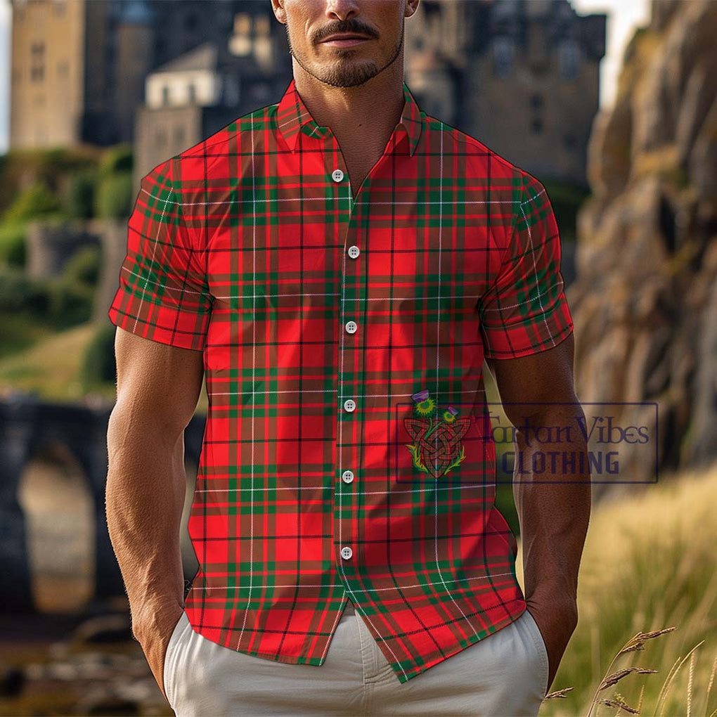 MacAuley Modern Tartan Cotton Hawaiian Shirt Kid - Tartan Vibes Clothing