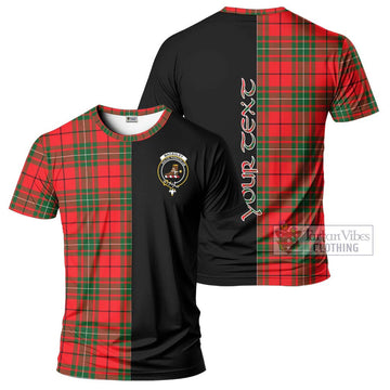MacAuley Modern Tartan T-Shirt with Family Crest and Half Of Me Style Kid's Shirt - Tartan Vibes Clothing