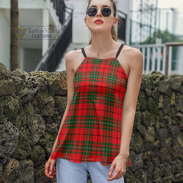 MacAuley Modern Tartan Loose Halter Neck Camisole Women - Tartan Vibes Clothing