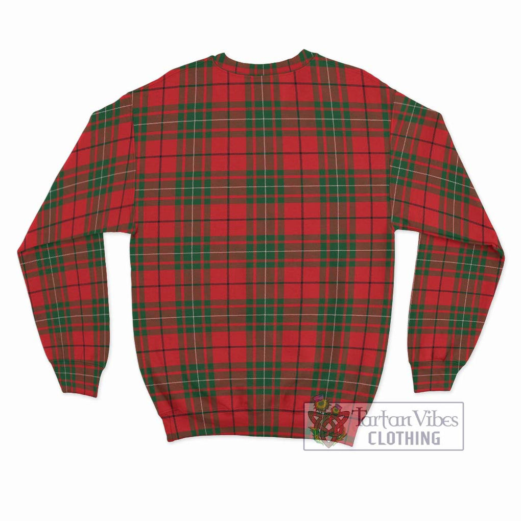 MacAuley Modern Tartan Sweatshirt with Family Crest DNA In Me Style - Tartan Vibes Clothing