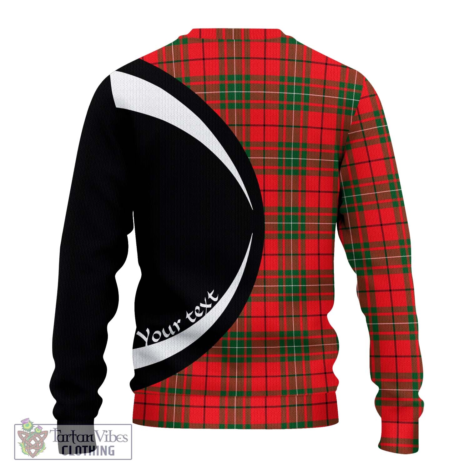 MacAuley Modern Tartan Ugly Sweater with Family Crest Circle Style - Tartan Vibes Clothing