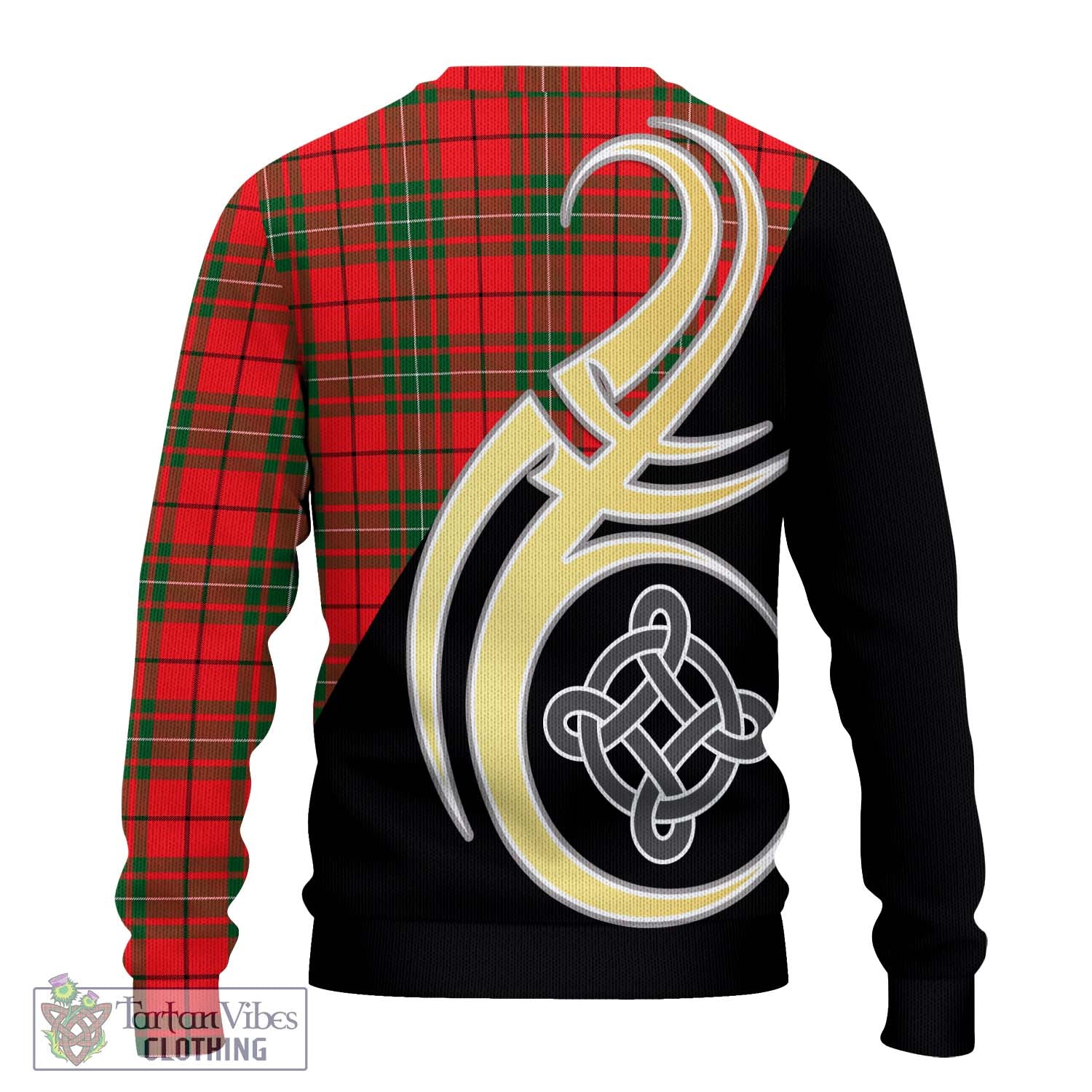MacAuley Modern Tartan Ugly Sweater with Family Crest and Celtic Symbol Style - Tartan Vibes Clothing