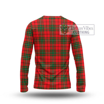 MacAuley Modern Tartan Long Sleeve T-Shirt with Family Crest DNA In Me Style - Tartan Vibes Clothing