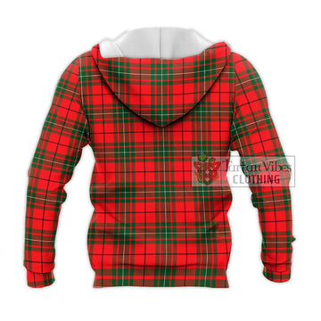 MacAuley Modern Tartan Knitted Hoodie with Family Crest DNA In Me Style - Tartan Vibes Clothing