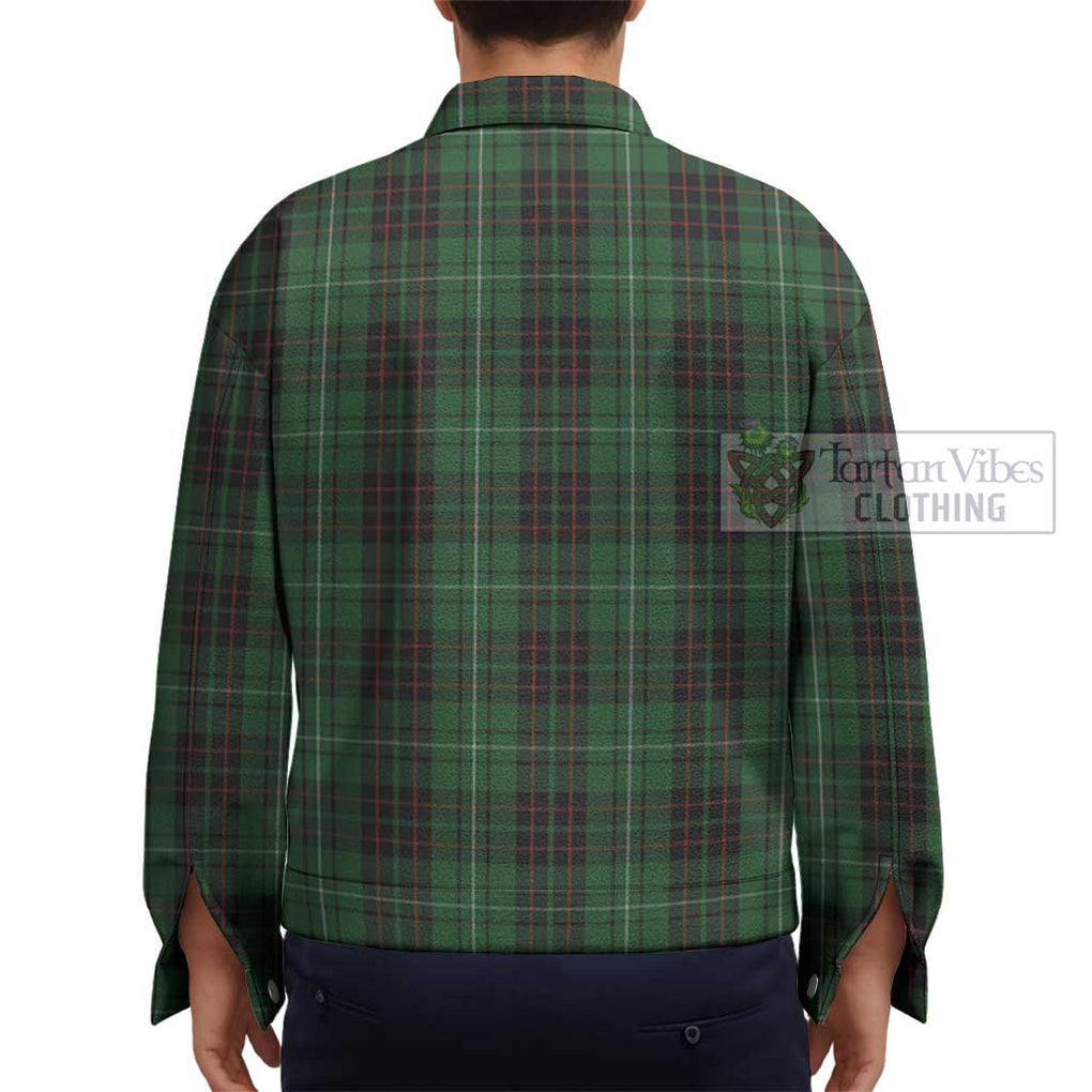 MacAuley of Lewis Tartan Unisex Lapel Cotton Jacket - Tartan Vibes Clothing