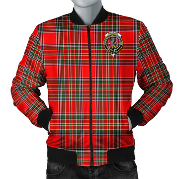MacBain Tartan Bomber Jacket with Family Crest