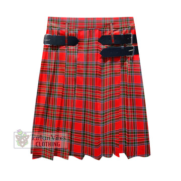 MacBain Tartan Men's Pleated Skirt - Fashion Casual Retro Scottish Kilt Style