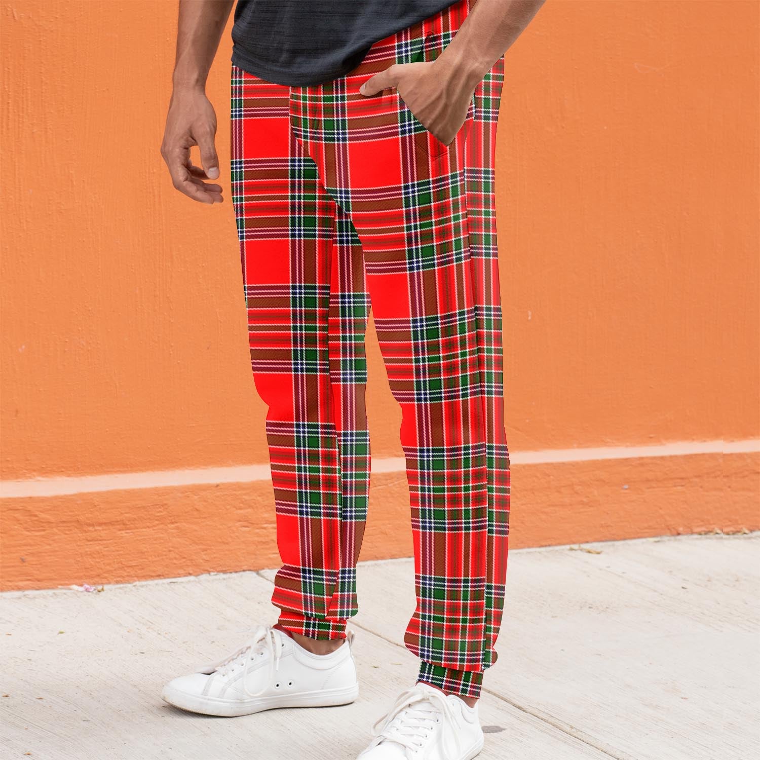 MacBain Tartan Joggers Pants S - Tartan Vibes Clothing