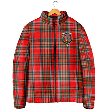 MacBain Tartan Padded Jacket with Family Crest