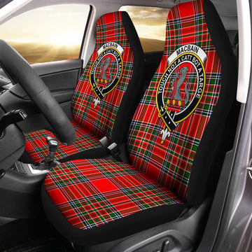 MacBain Tartan Car Seat Cover with Family Crest One Size - Tartanvibesclothing