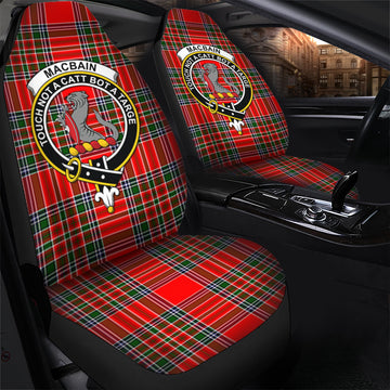 MacBain Tartan Car Seat Cover with Family Crest - Tartanvibesclothing