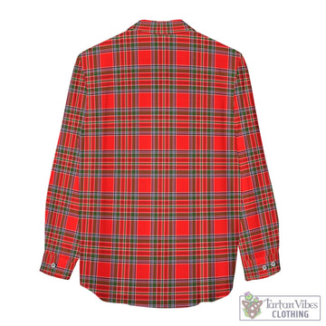 MacBain Tartan Women's Casual Shirt with Family Crest