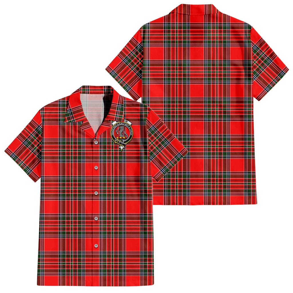 macbain-tartan-short-sleeve-button-down-shirt-with-family-crest