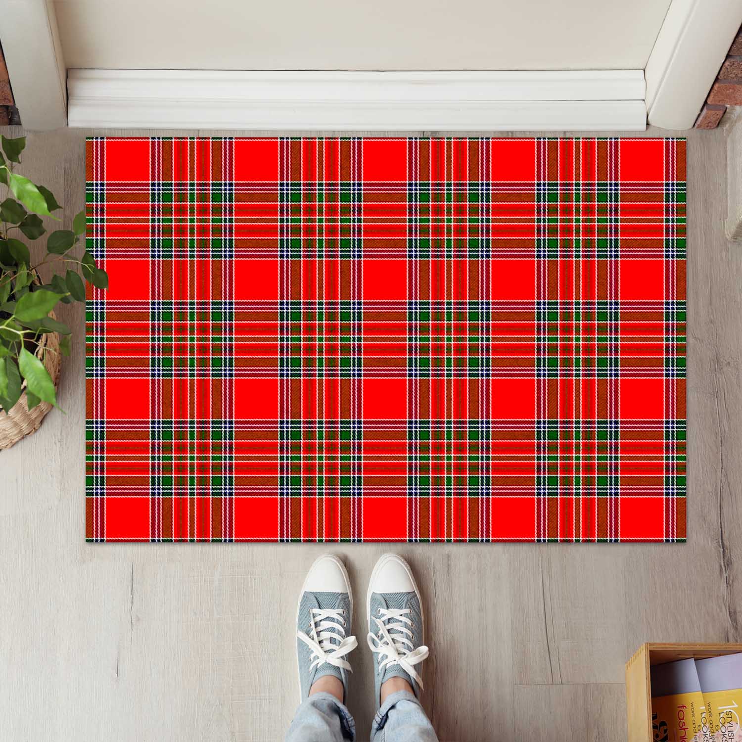 MacBain Tartan Door Mat - Tartanvibesclothing