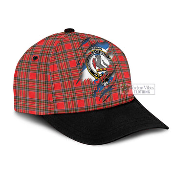 MacBain Tartan Classic Cap with Family Crest In Me Style
