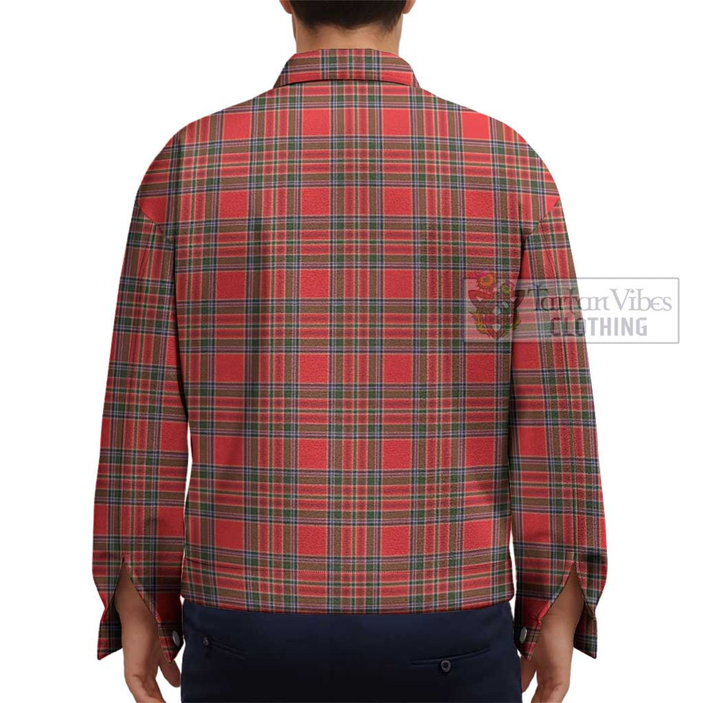 MacBain Tartan Unisex Lapel Cotton Jacket - Tartan Vibes Clothing