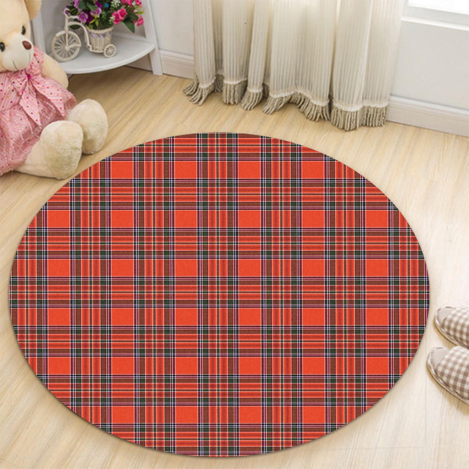 MacBain Tartan Round Rug - Tartan Vibes Clothing