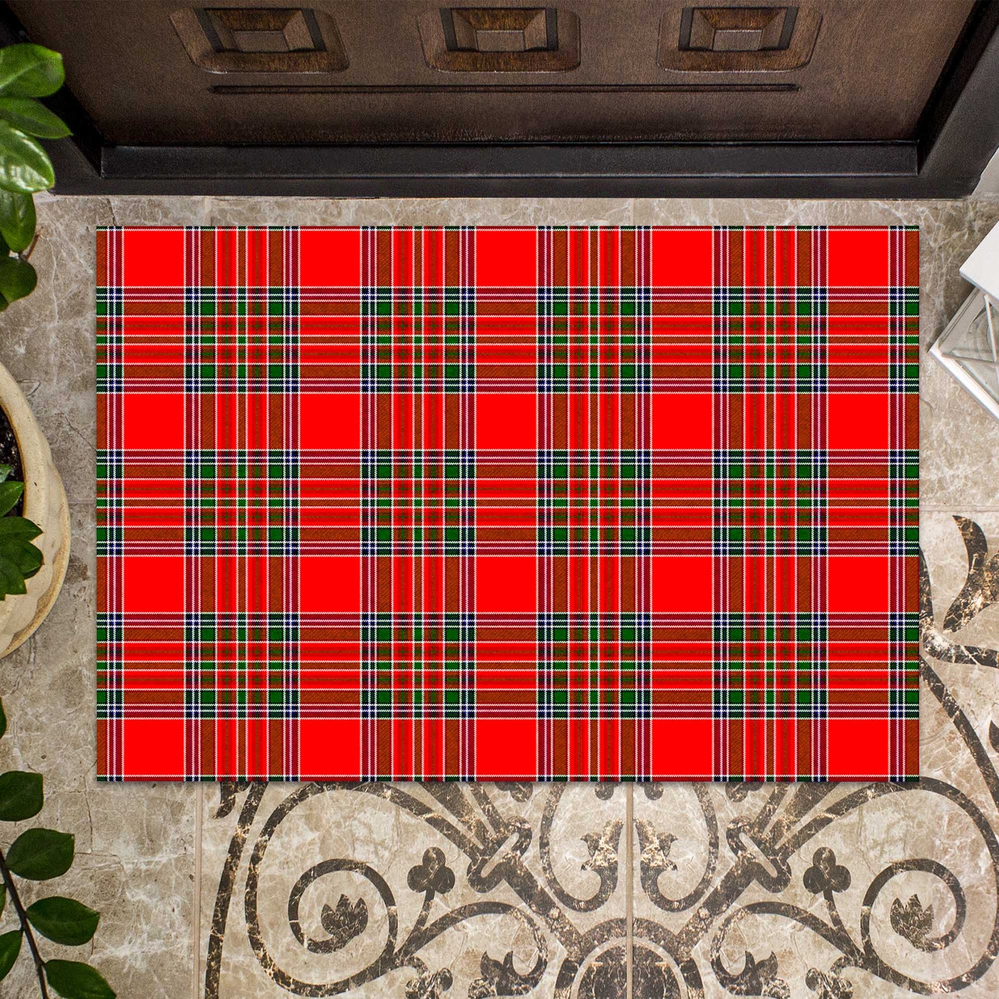 MacBain Tartan Door Mat - Tartanvibesclothing