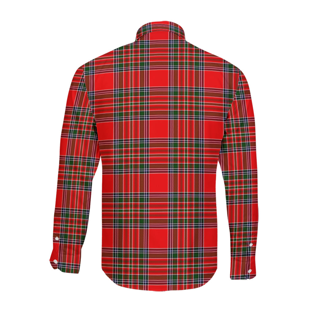 macbain-tartan-long-sleeve-button-up-shirt-with-family-crest