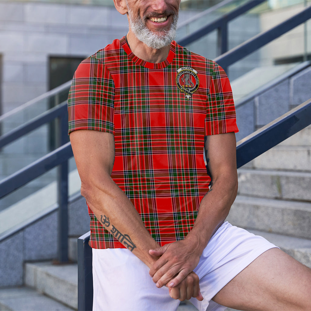 MacBain Tartan T-Shirt with Family Crest - Tartan Vibes Clothing