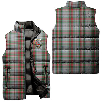 MacBain Dress Tartan Sleeveless Puffer Jacket with Family Crest