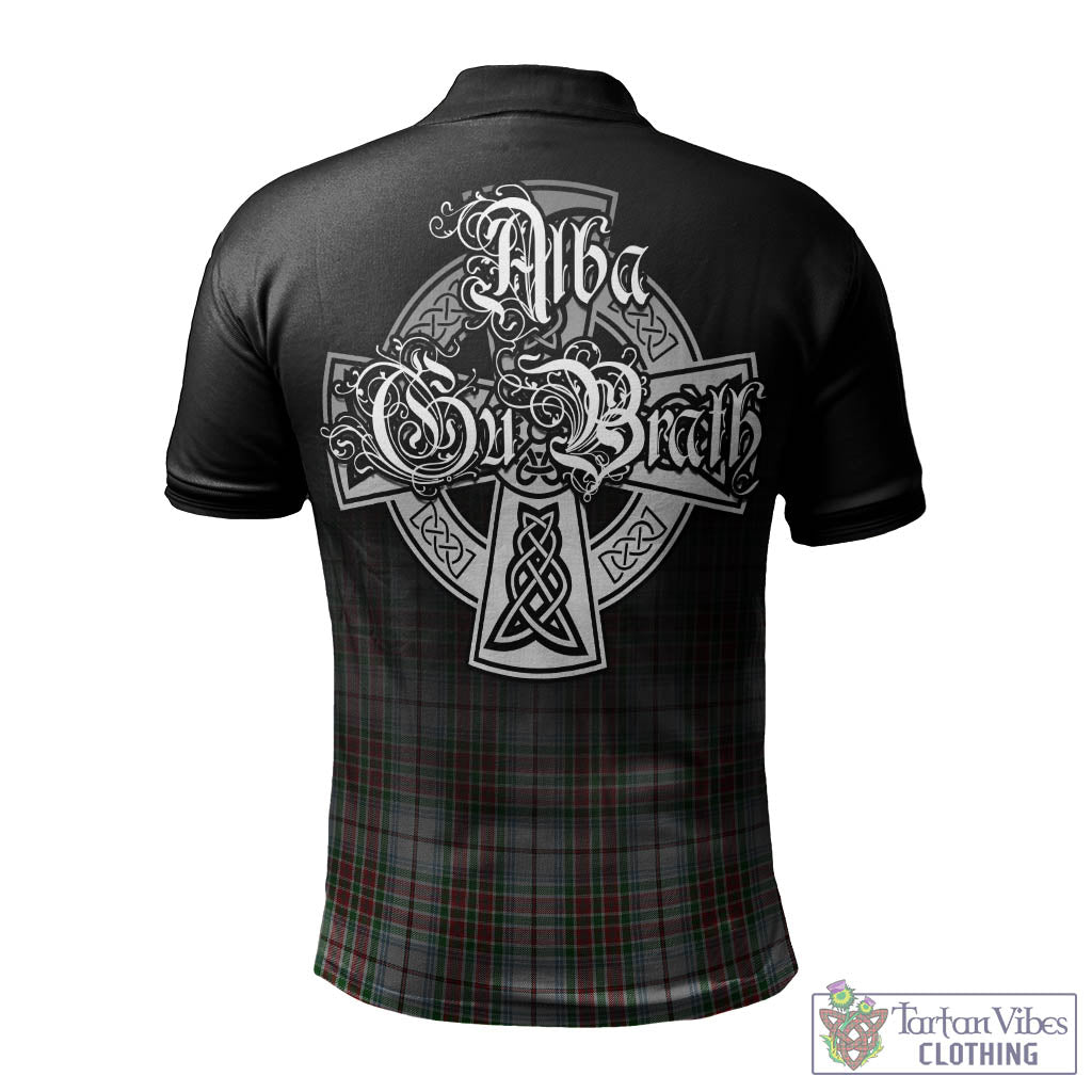 Tartan Vibes Clothing MacBain Dress Tartan Polo Shirt Featuring Alba Gu Brath Family Crest Celtic Inspired