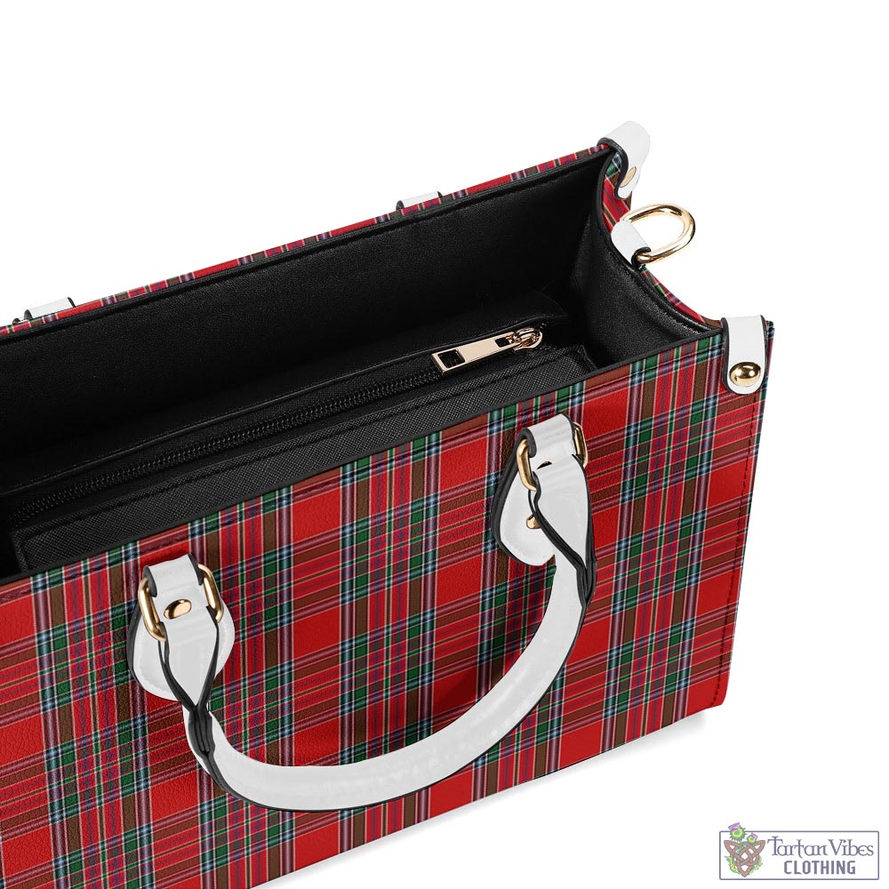 Tartan Vibes Clothing MacBean Tartan Luxury Leather Handbags