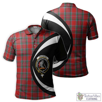 MacBean (MacBain) Tartan Men's Polo Shirt with Family Crest Circle Style Kid - Tartan Vibes Clothing