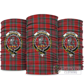 MacBean (MacBain) Tartan Neck Gaiters, Tartan Bandanas, Tartan Head Band with Family Crest package One Size - Tartan Vibes Clothing