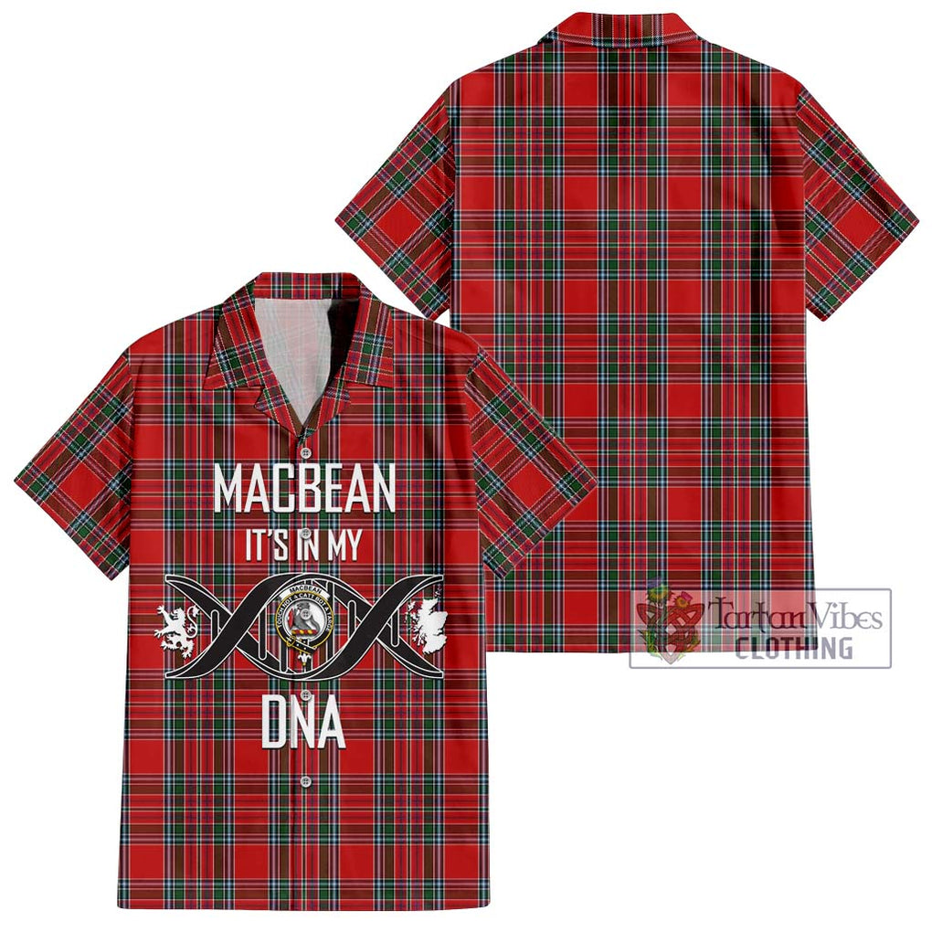 MacBean (MacBain) Tartan Hawaiian Shirt with Family Crest DNA In Me Style Kid - Tartan Vibes Clothing