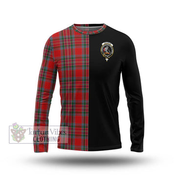 MacBean (MacBain) Tartan Long Sleeve T-Shirt with Family Crest and Half Of Me Style Unisex - Tartan Vibes Clothing